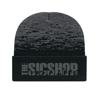 The Sic Shop Tricks Logo Beanie - Black/Gray