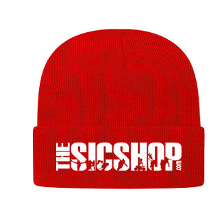 The Sic Shop Tricks Logo Beanie - Red/White