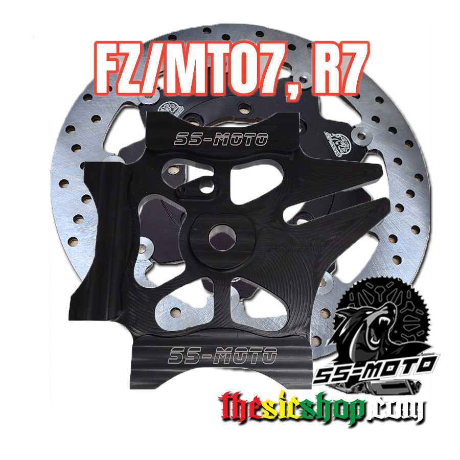 SS-Moto 310mm FZ07/MT07/R7 & FZ09/MT09 Triple Caliper Bracket