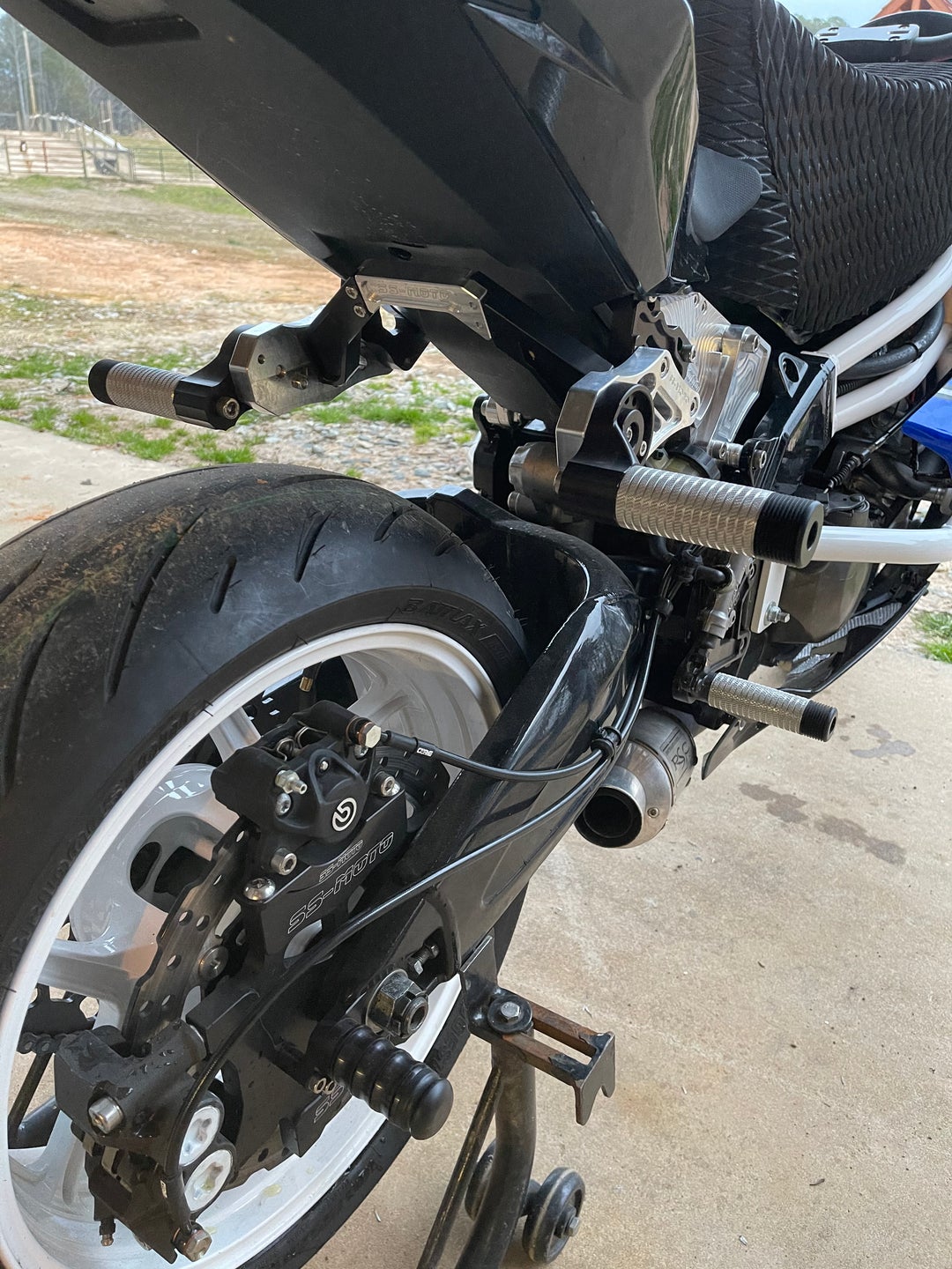 SS-Moto FZ07 / MT07 CNC Billet Aluminum Subcage