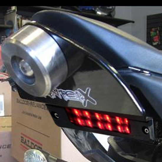 StunterX 09-18 ZX6 Titanium Scrape Bar w/Tail Light