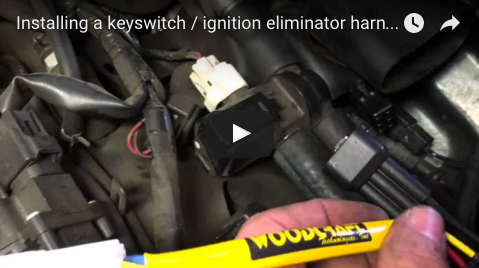 Installing a Keyswitch Bypass / Ignition Eliminator Harness
