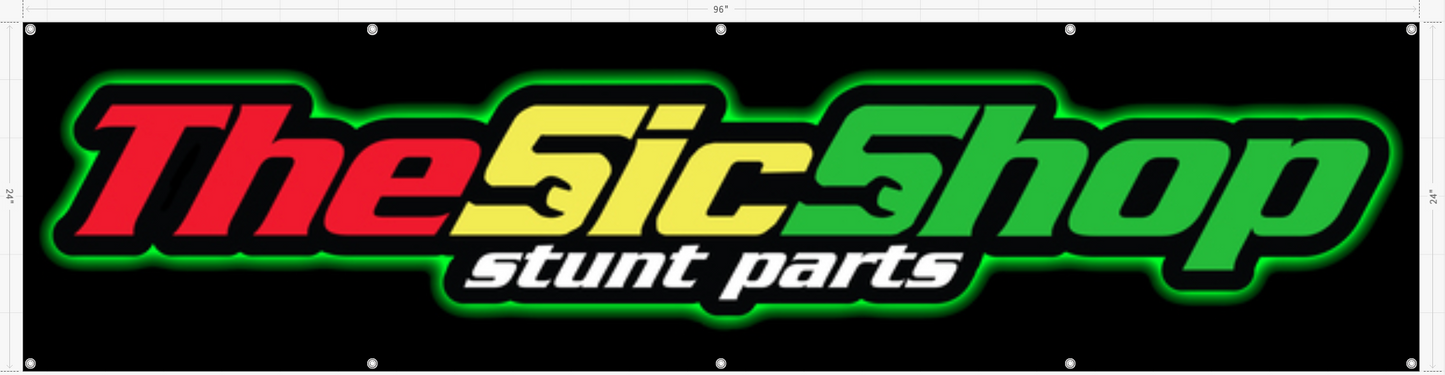 2ft x 8 ft Tools Logo Banner
