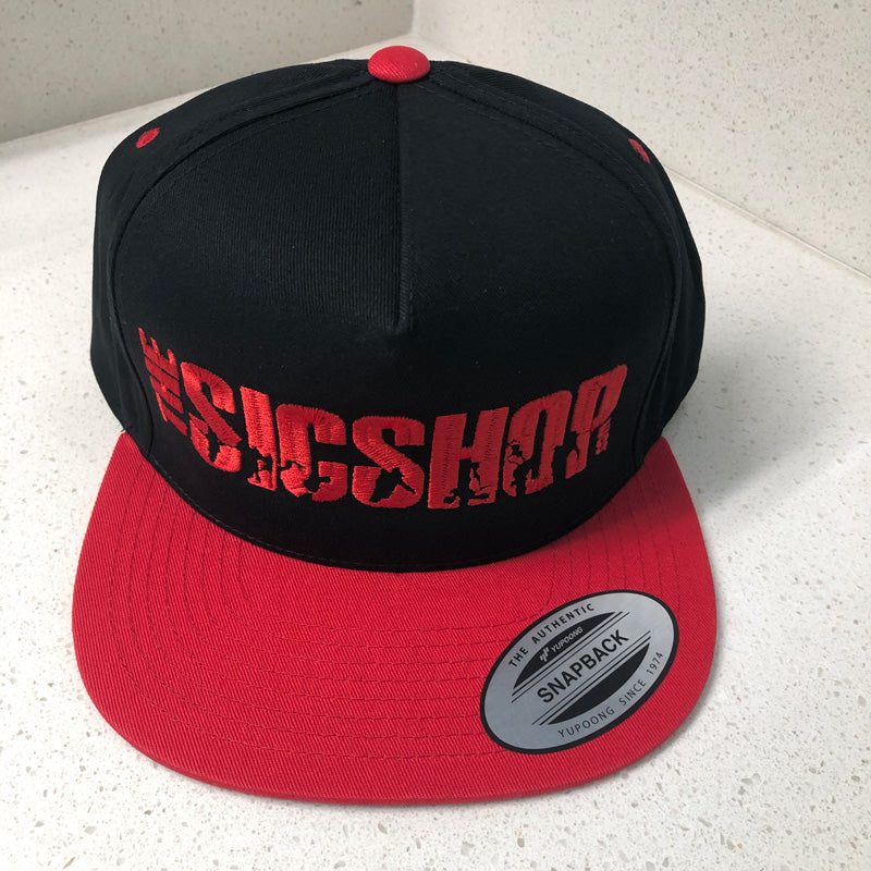 The Sic Shop Tricks Logo - Snap Back - Red