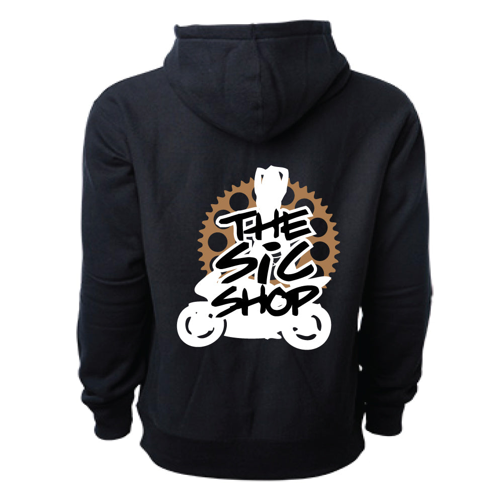 The Sic Shop Tricks Logo w/Sprocket Girl Custom Hoodie