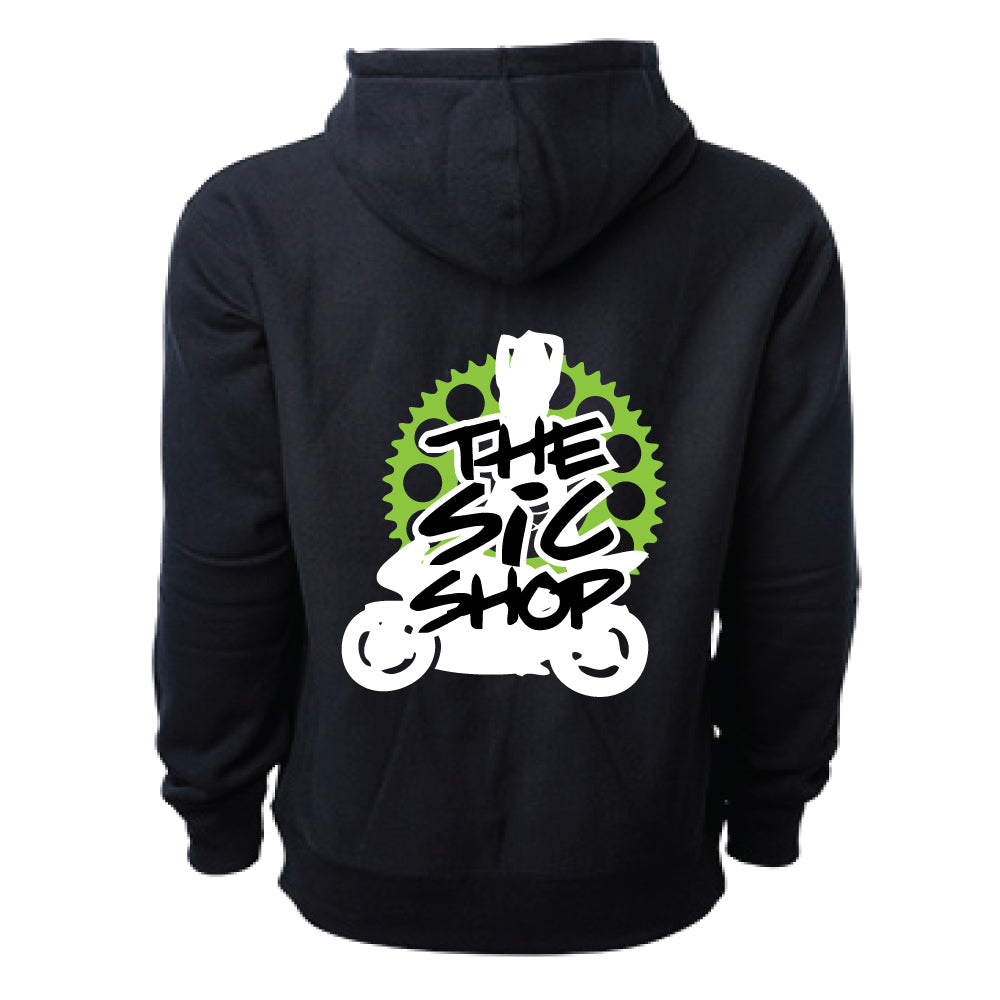 The Sic Shop Tricks Logo w/Sprocket Girl Custom Hoodie