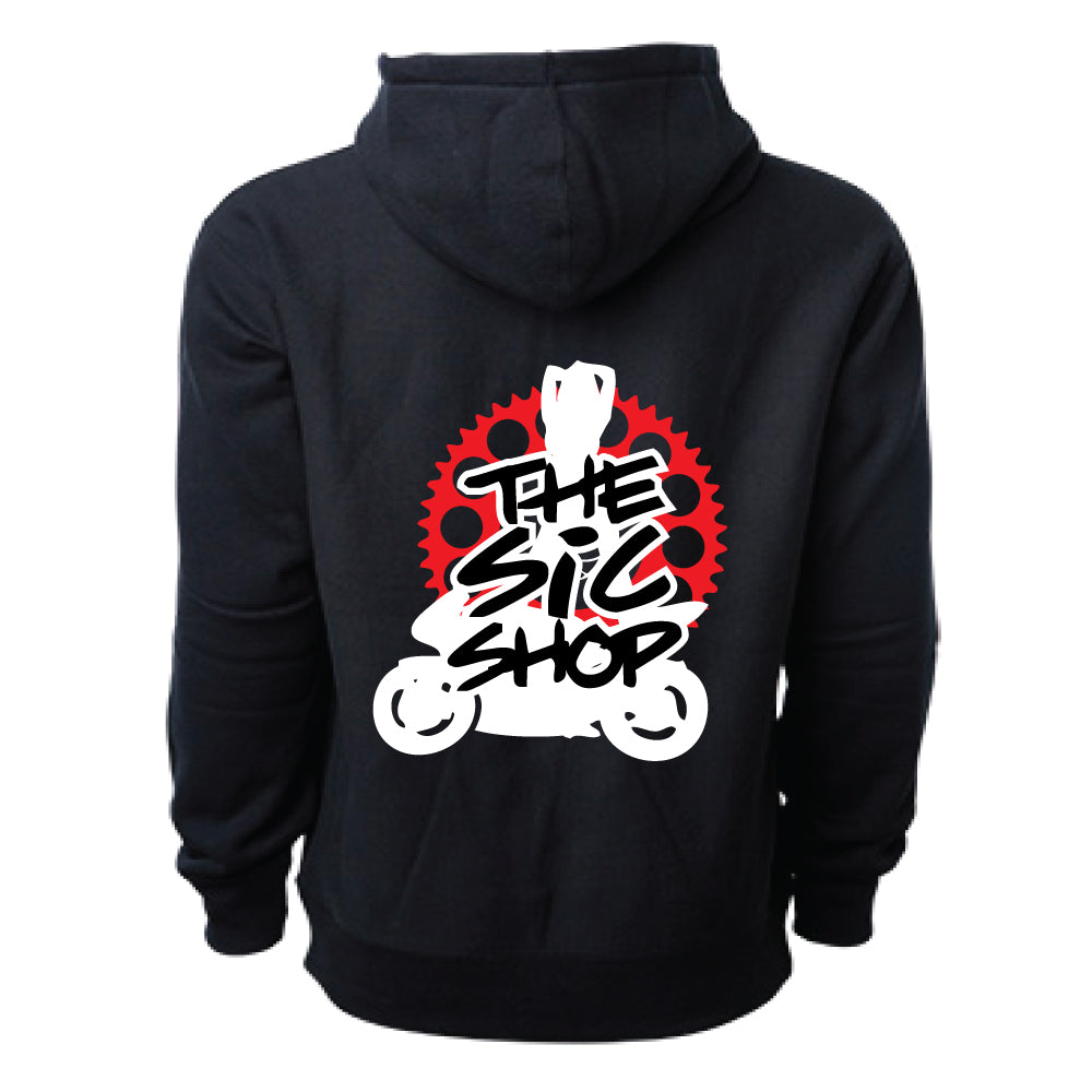 The Sic Shop Tricks Logo w/Sprocket Girl Custom Hoodie