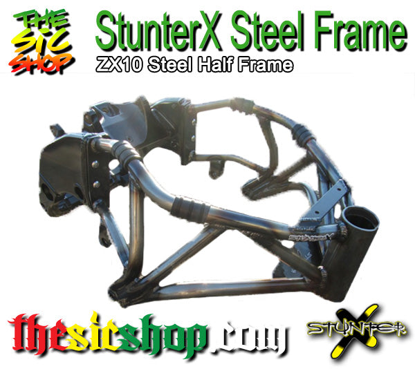 04-05 & 12-15 ZX10 Half Frame - StunterX – The Sic Shop LLC