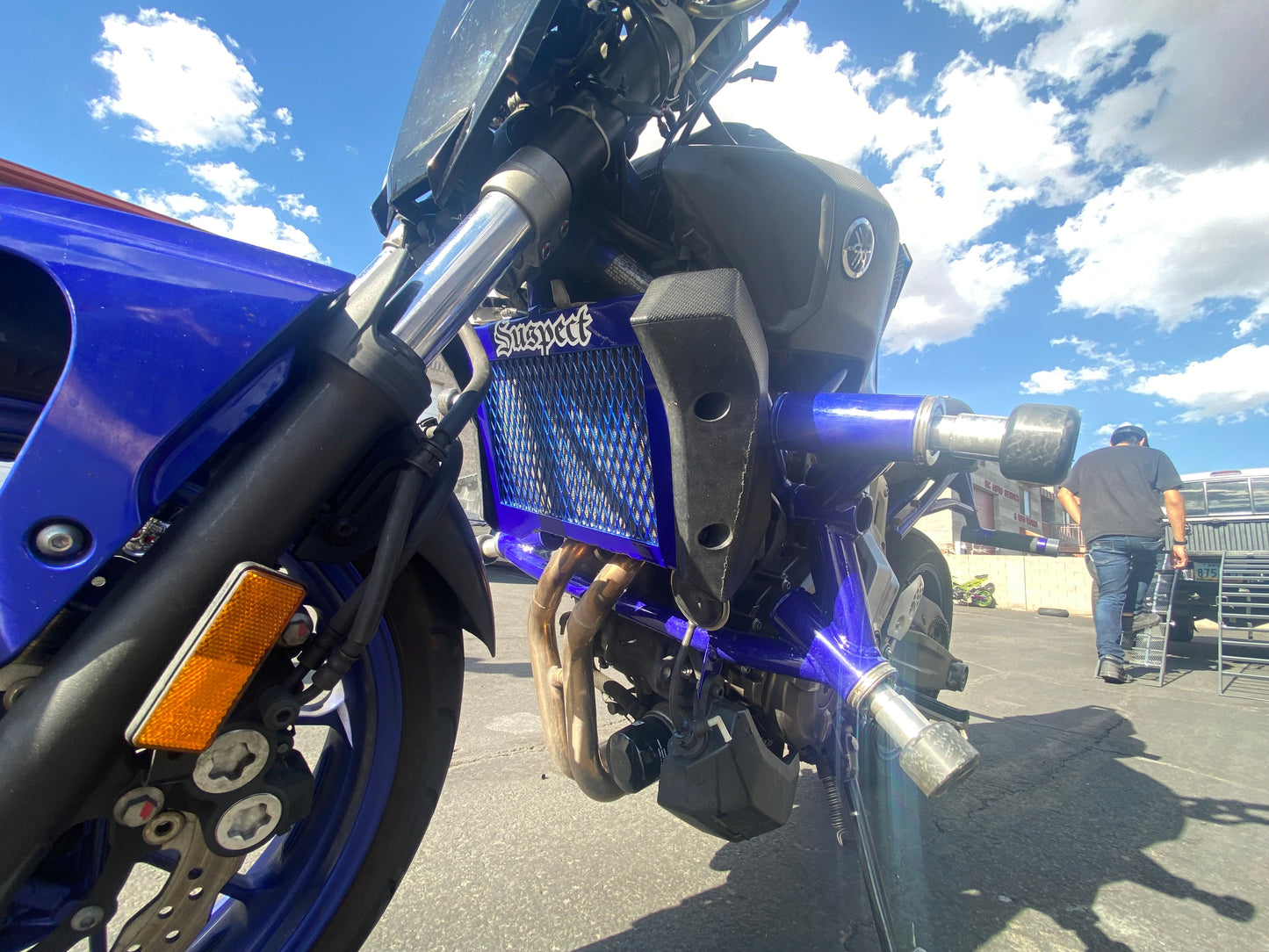 Suspect FZ07/MT07 Radiator Support