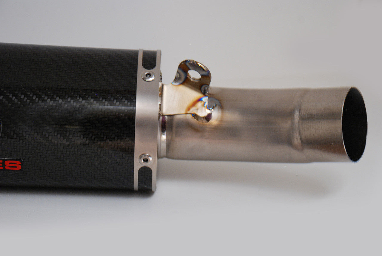 Graves 09-25 ZX-6R Cat-Eliminator Carbon Slip-on Exhaust