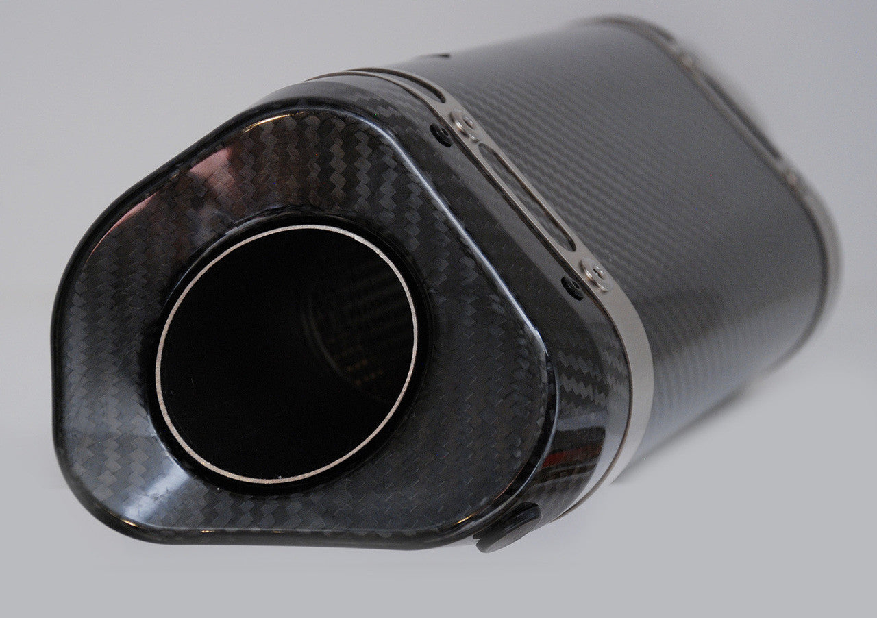 Graves 09-25 ZX-6R Cat-Eliminator Carbon Slip-on Exhaust