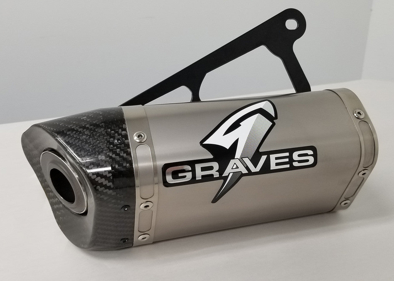 Graves Motorsports Kawasaki Ninja EX300 Cat Back Exhaust