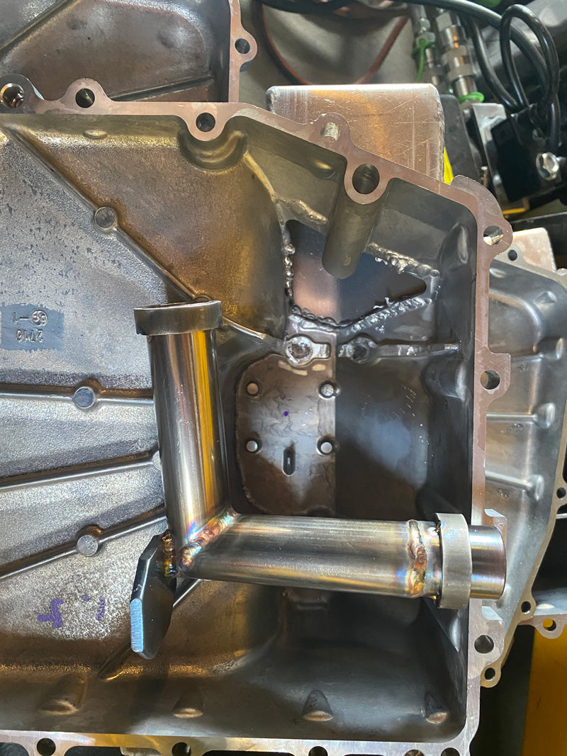 09-25 ZX6 Extended Oil Pan and Pickup Modification