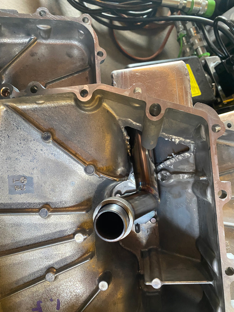 09-24 ZX6 Extended Oil Pan and Pickup Modification