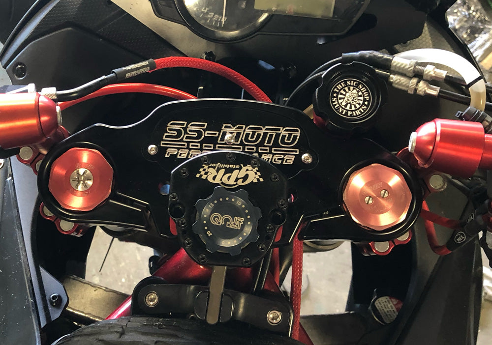 SS-Moto Triple Clamp SIC Idle Adjuster Knob Mount