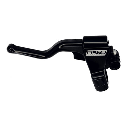 Elite Moto Tech Easy Pull Clutch for Harley (OEM cable) Black Perch