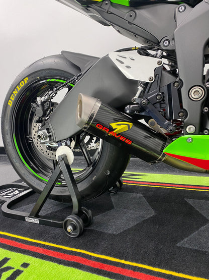 Graves 09-27 ZX-6R Cat-Eliminator Carbon Slip-on Exhaust