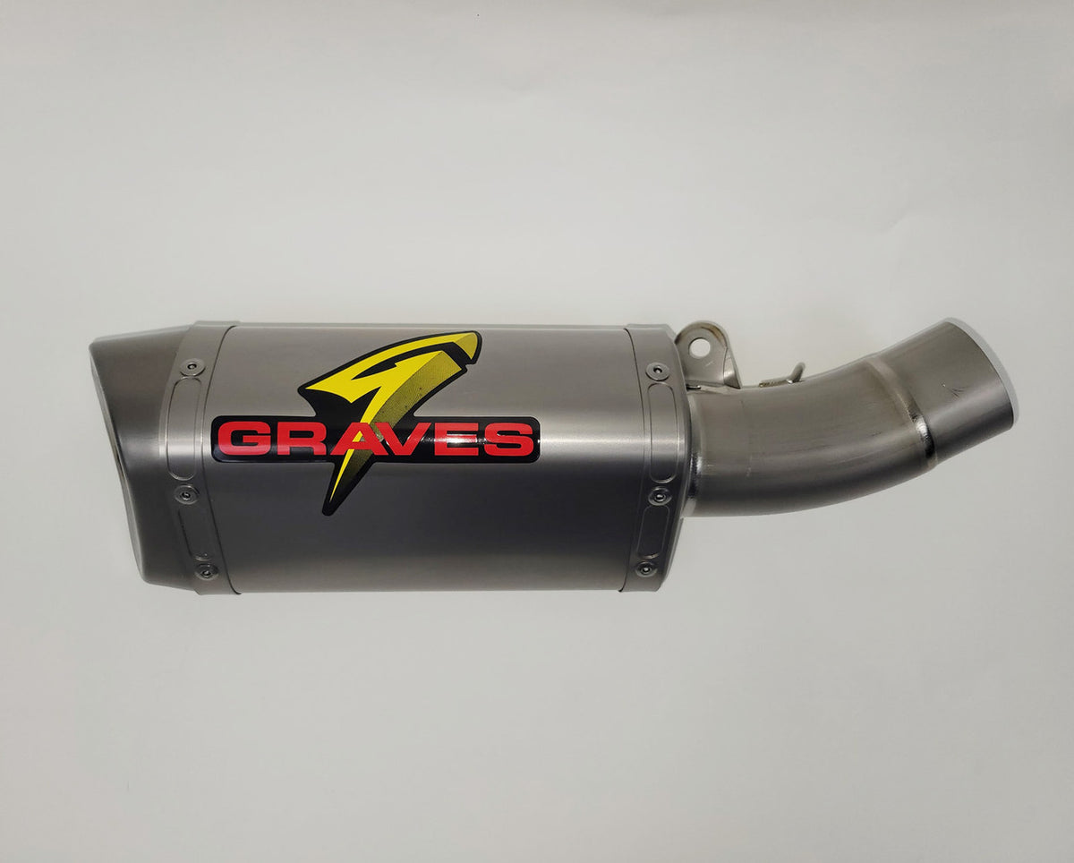 Graves 09-27 ZX-6R Cat-Eliminator Carbon Slip-on Exhaust