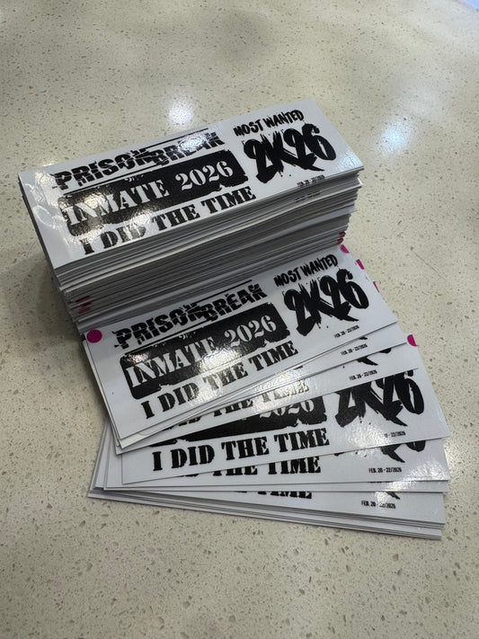 Prison Break 2026 Stickers