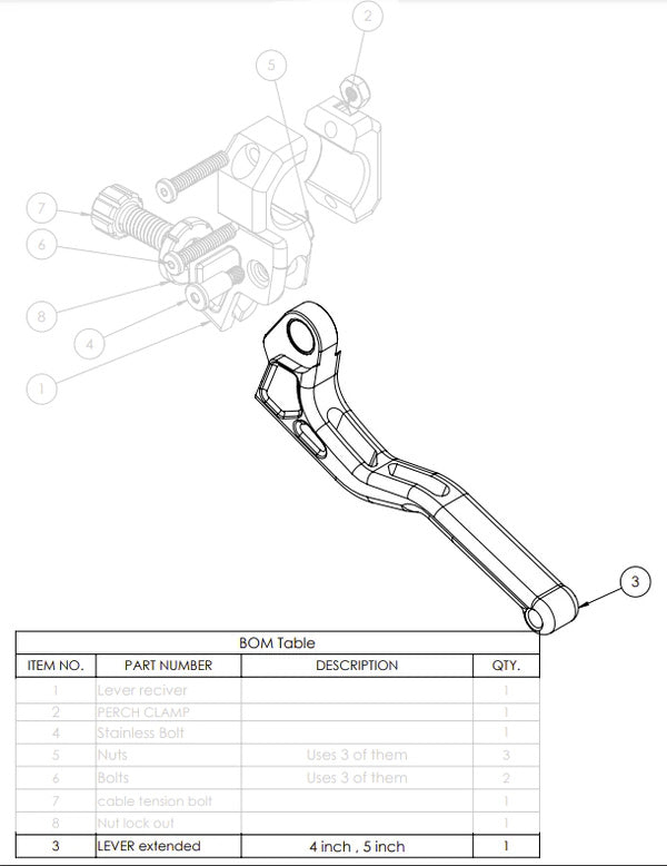 Impaktech Easy Pull Clutch - Lever Blade Replacement