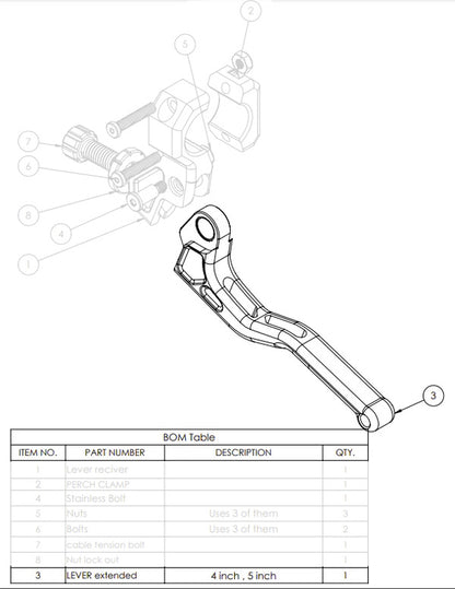 Impaktech Easy Pull Clutch - Lever Blade Replacement