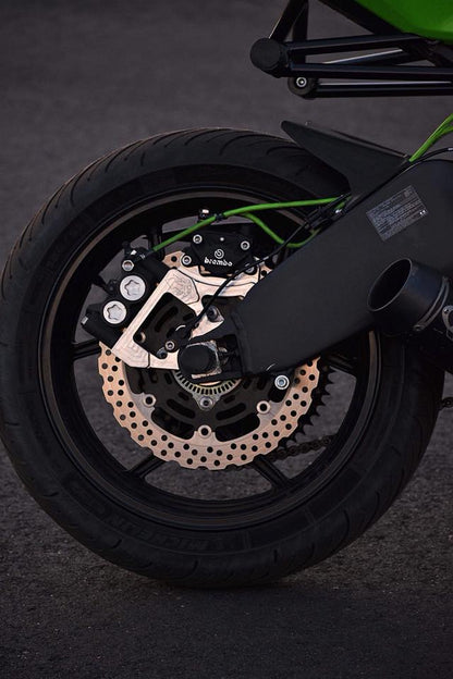 Kevtek 05-23 ZX6 Caliper Bracket - with Speed Sensor Provision
