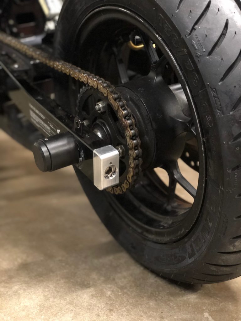 Outlaw FZ07/MT07/R7/XSR700/XSR900 Chain Adjuster Blocks