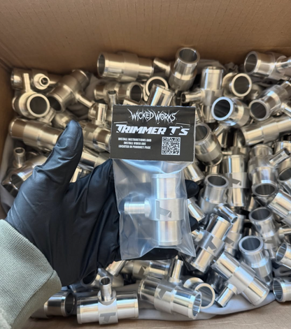 Kawasaki Radiator Hose Tee Upgrade - Trimmer T
