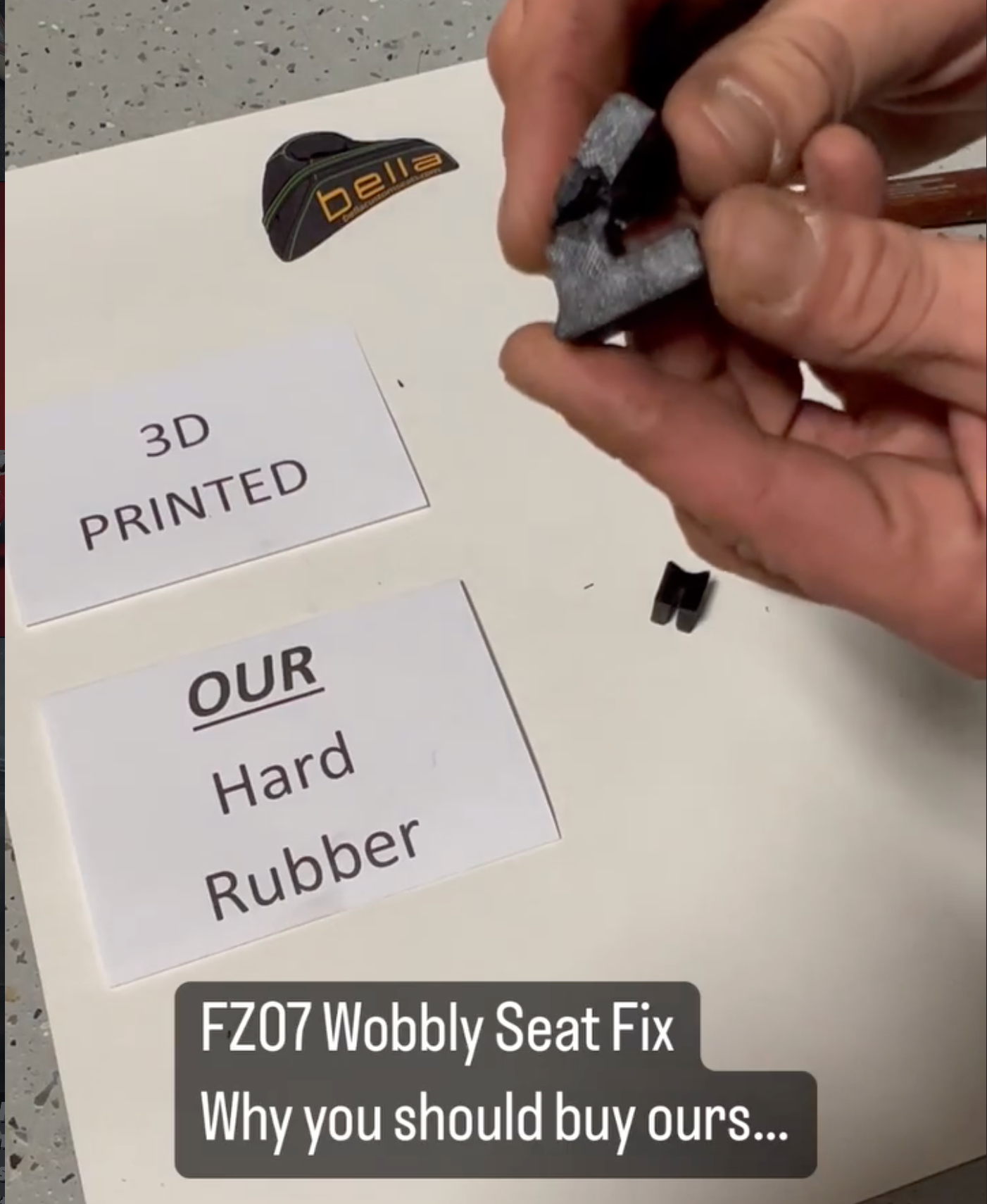 FZ07 Wobbly Seat Fix