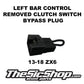 ZX6 Clutch Switch Bypass Plug (LEFT BAR CONTROLS REMOVED) - 2013-2026
