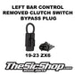 ZX6 Clutch Switch Bypass Plug (LEFT BAR CONTROLS REMOVED) - 2013-2026