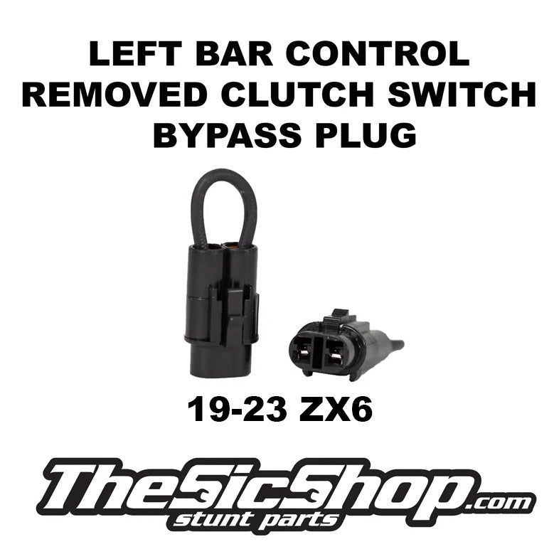 ZX6 Clutch Switch Bypass Plug (LEFT BAR CONTROLS REMOVED) - 2013-2026