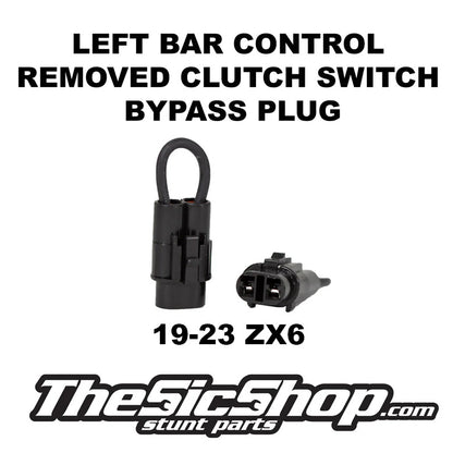 ZX6 Clutch Switch Bypass Plug (LEFT BAR CONTROLS REMOVED) - 2013-2026