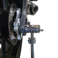 R7 FZ/MT07 REAR AXLE SLIDERS WITH ADJUSTER BLOCKS