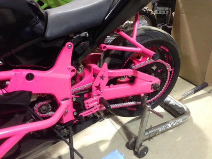 05-06 ZX6R Subcage (Rear Stunt Pegs)