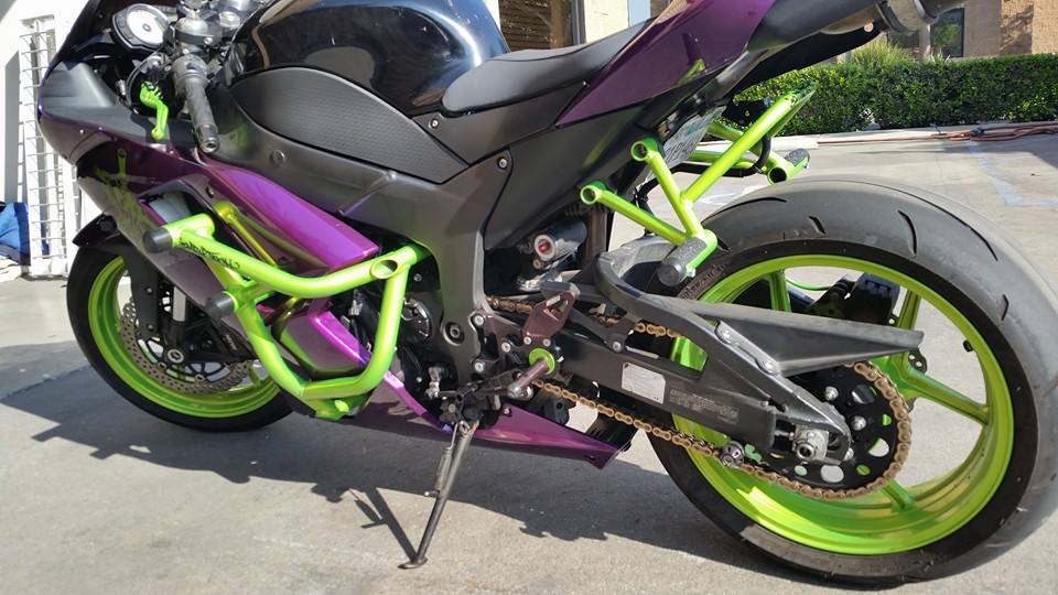 07-08 ZX6R Full Stunt Cage - Impaktech