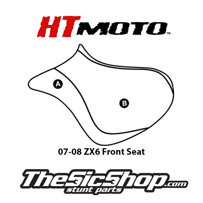 07-08 ZX6 Front Seat Cover (install yourself)