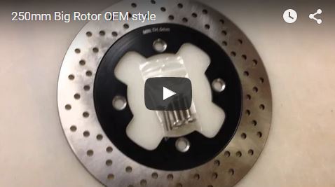 250mm Big Rotor OEM style Video