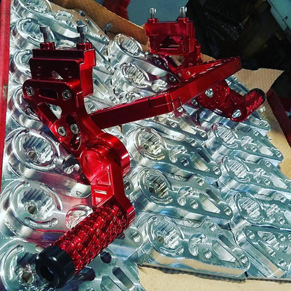 03-04 ZX6R CNC Adjustable Subcage - Powder Coated