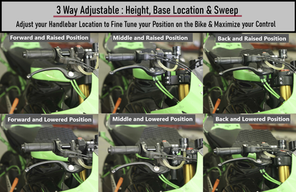OnPoint Riser Clip-on Set with 7/8" Bar