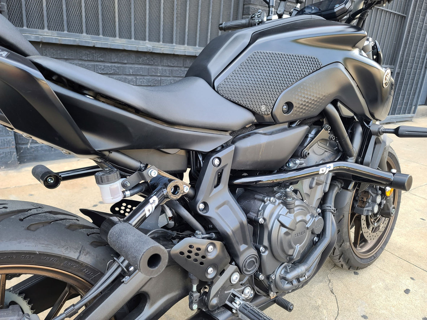 On Point 13-23 FZ07 / MT07 SUBCAGE (Adjustable Peg Position)