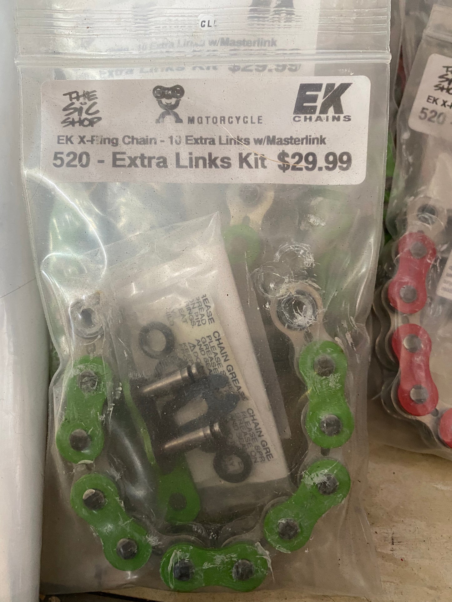EK 520 Extra Length 10 Links Kit w/ Masterlink