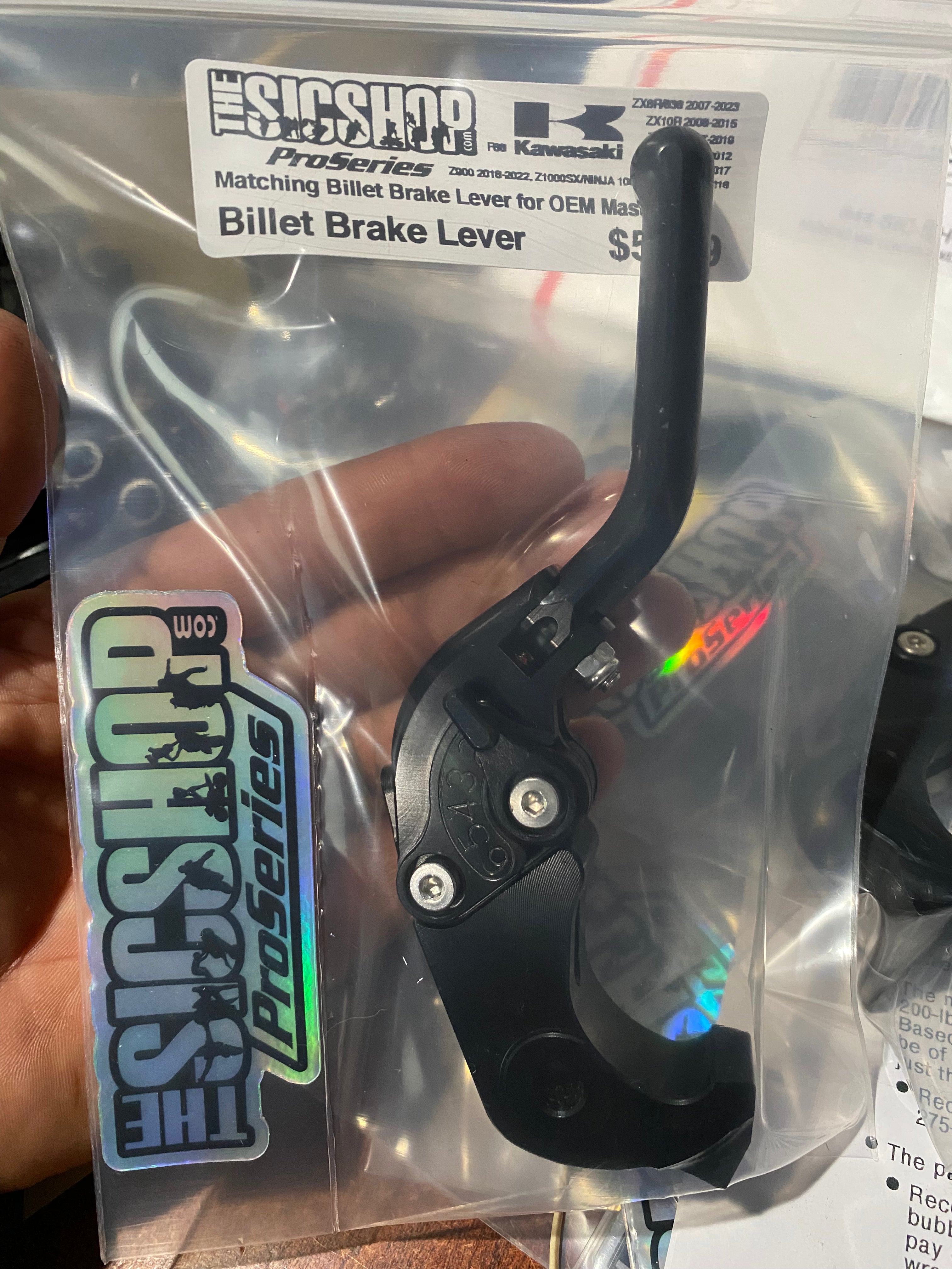 Front Brake Master Cylinder With Lever For Kawasaki W400 Zephyr 400 Ninja ZX-6R/RR - Aluminum, 7/8" Handlebar