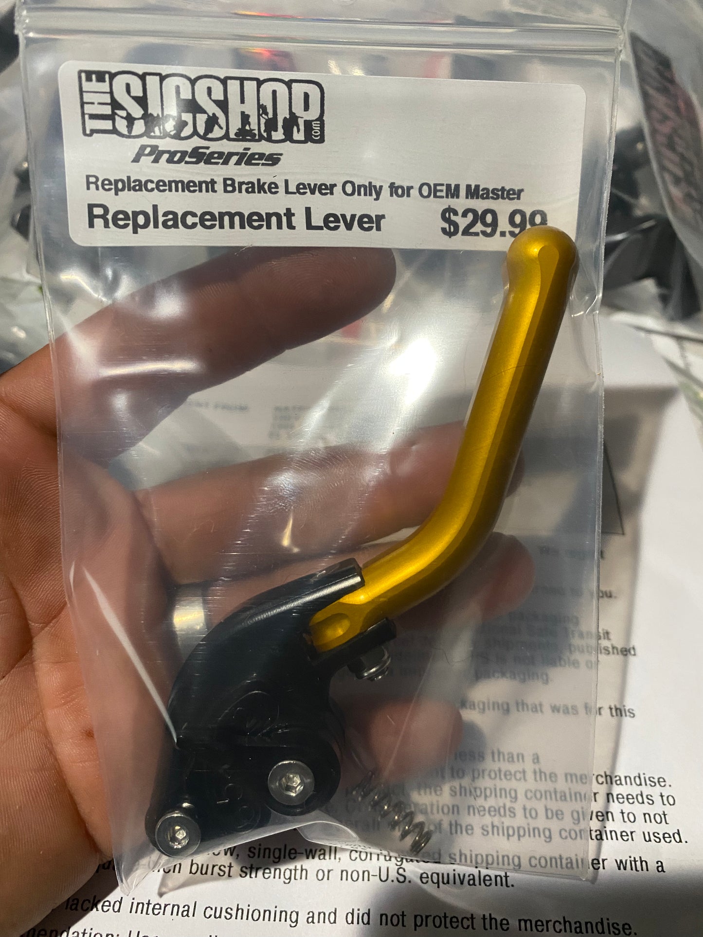 Matching Brake Lever *Replacement Lever Only* for OEM Masters