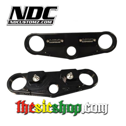 NDC Kawasaki ZX6R Triple Clamp w/Reservoirs