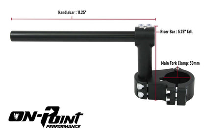 OnPoint Riser Clip-on Set with 7/8" Bar