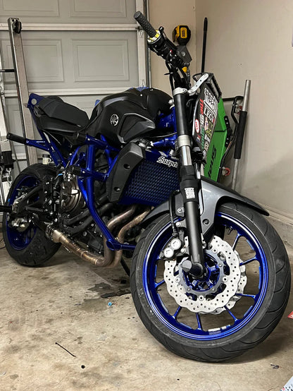 Suspect FZ07/MT07 Radiator Support