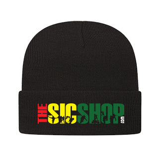 The Sic Shop Tricks Logo Beanie - Black/Rasta