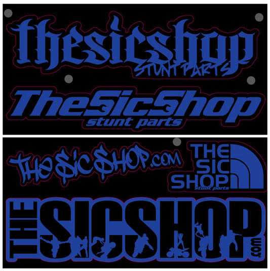 The Sic Shop Sticker Pack 9 - Dark Blue