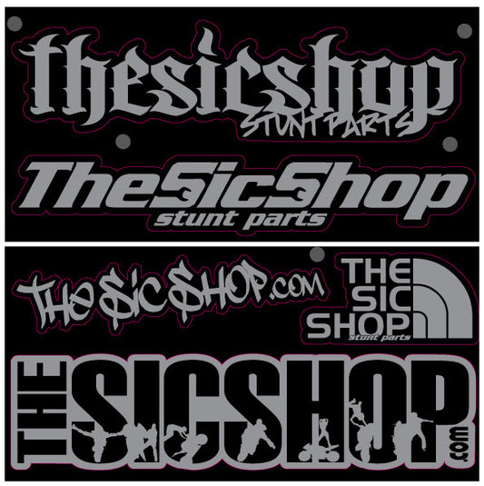 The Sic Shop Sticker Pack 9 - Grey